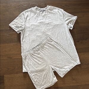 Loft Sleepwear stripes  Matching Pajama Size Large very comfortable